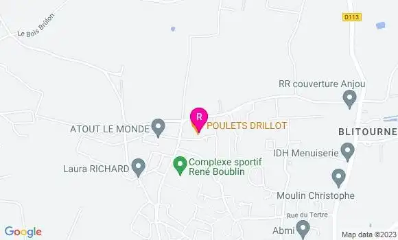 Localisation Restaurant  Poulets Drillot