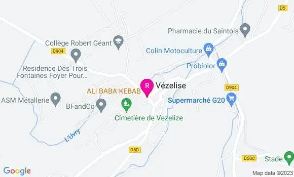 Localisation Ali Baba Kebab