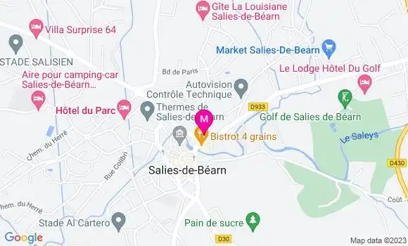 Localisation Restaurant  Le Café Lola