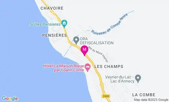 Localisation Restaurant  La Petite Reine