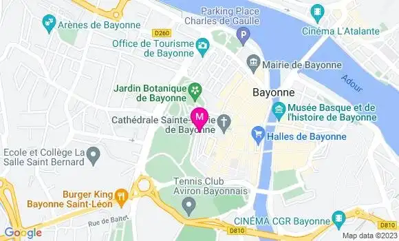 Localisation Restaurant  Burger Bar des Remparts