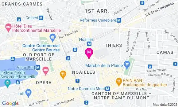 Localisation Restaurant  Le Soleil de Carthage