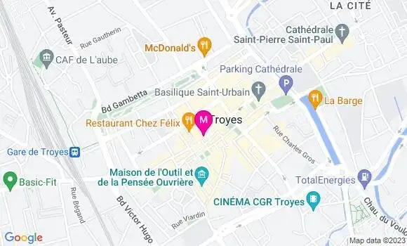 Localisation Restaurant  Chez Tante Reine