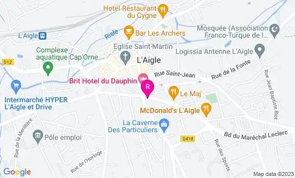 Localisation Pizzeria Pizza Land