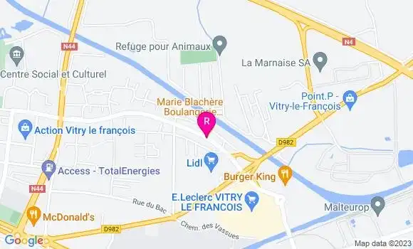 Localisation Fast Food Burger King