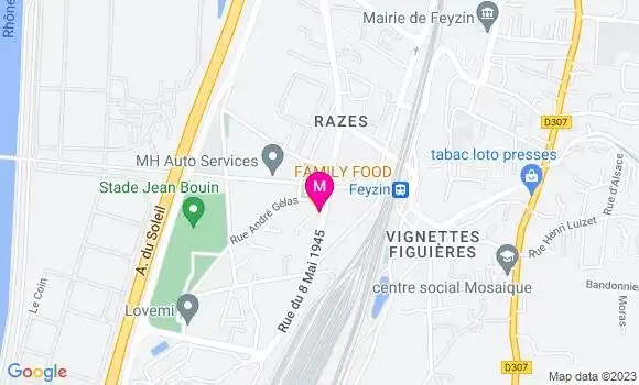 Localisation Restaurant  Family Food