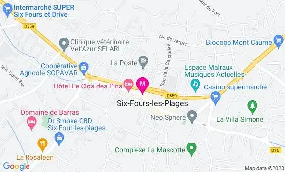 Localisation Restaurant  La Cigaline