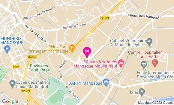 Localisation Brasserie Le Forum