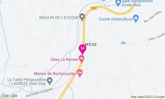 Localisation Food Truck Les Régals Périgordins de Vivie
