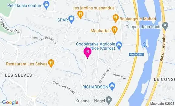 Localisation Restaurant  Manzo