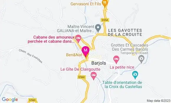 Localisation Restaurant  La Pizz