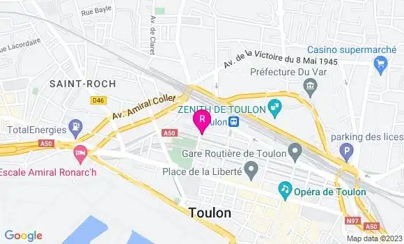 Localisation Restaurant  Beverly