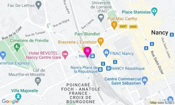 Localisation Restaurant  Chez Nuruk