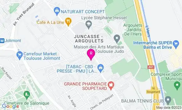 Localisation Restaurant Africain Kemo