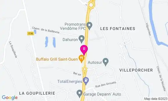 Localisation Restaurant Chinois Asie Royal
