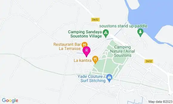 Localisation Restaurant  Camping Sandaya