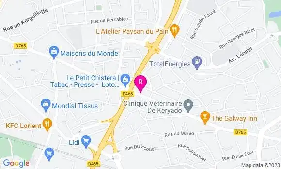 Localisation Restaurant  Les Pizzas Rigal