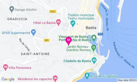 Localisation Restaurant  Au Plaisir du Palais