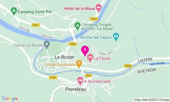 Localisation Pizzeria Les 3 Saveurs