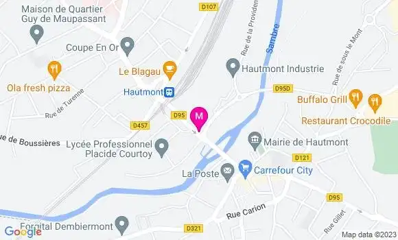 Localisation Restaurant  Deliburger