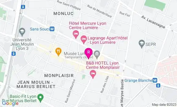 Localisation Restaurant  Café Lumière