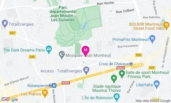 Localisation Restaurant  Au Brazier