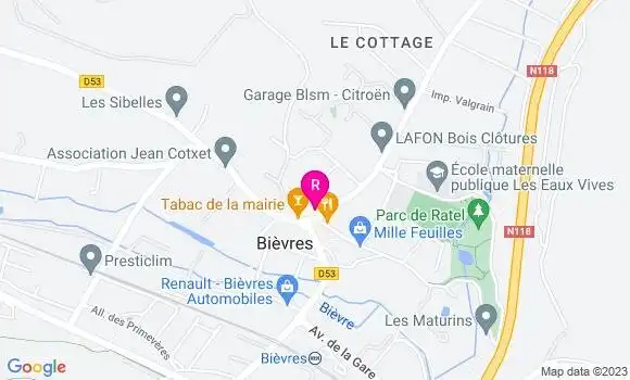 Localisation Restaurant  Au Bambou d