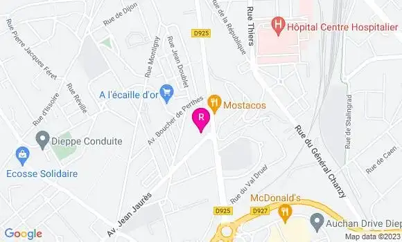 Localisation Kebab King Pizza