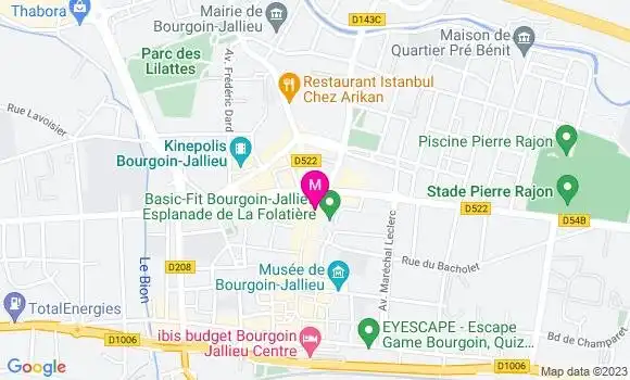 Localisation Restaurant  Ali Baba