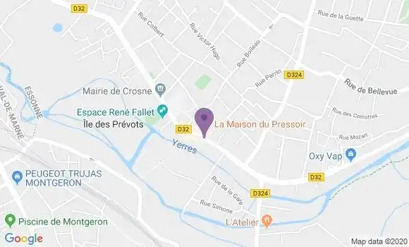 Localisation Restaurant  La Maison du Pressoir