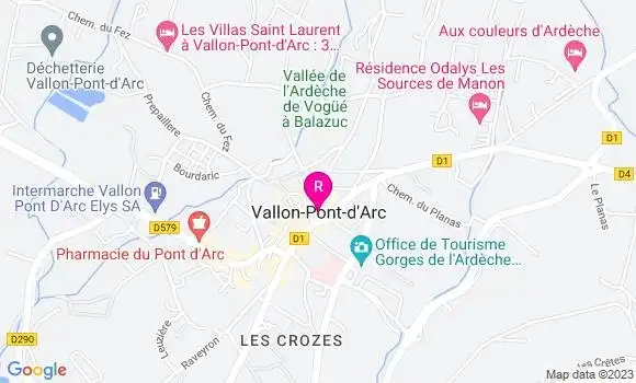 Localisation Restaurant  Le Croustous