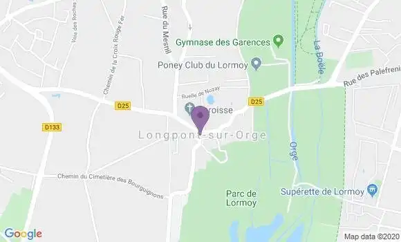 Localisation Restaurant  La Vierge