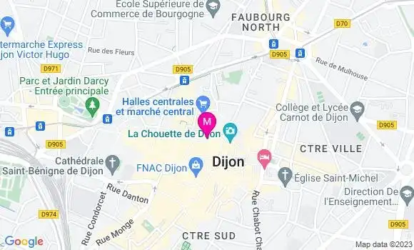 Localisation Restaurant  Mandarin Quentin