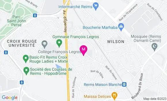 Localisation Restaurant  Maison Blanche
