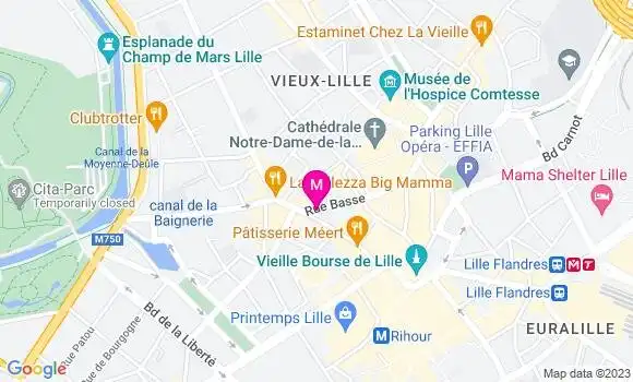 Localisation Restaurant  Waffle Street