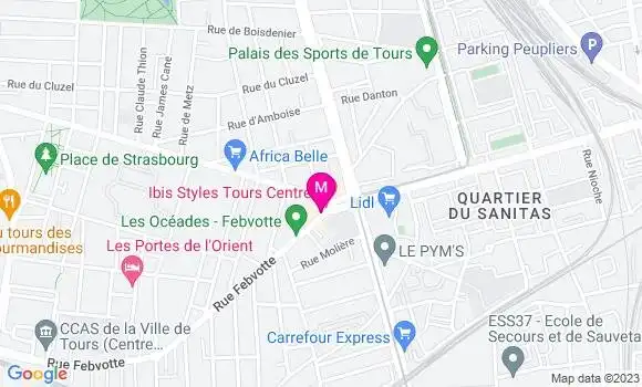 Localisation Restaurant Bar Le Seven Lounge