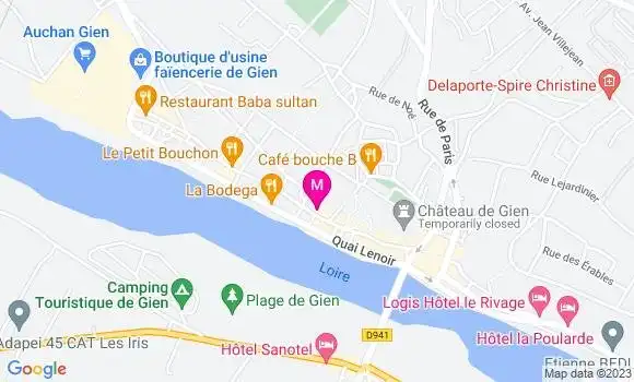 Localisation Pizzeria Pizza Net