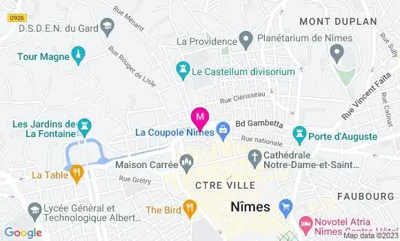 Localisation Food Truck Le Damant