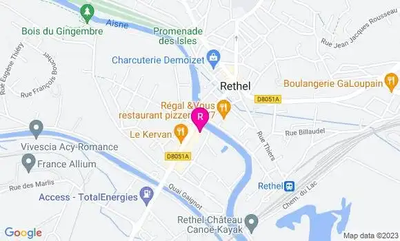 Localisation Restaurant  Pizza Roma Ii