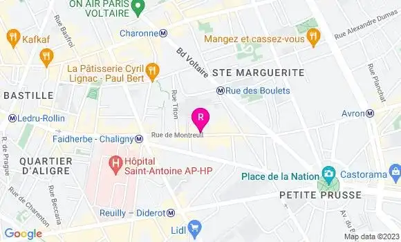 Localisation Restaurant  L