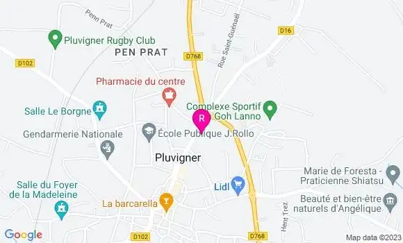 Localisation Restaurant  La Fanizza