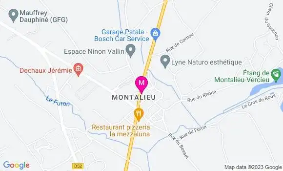 Localisation Pizzeria Val Pizz