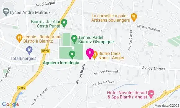 Localisation Pizzeria Aguilera Pizza
