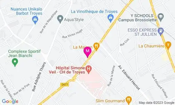 Localisation Restaurant  Pizza Papa