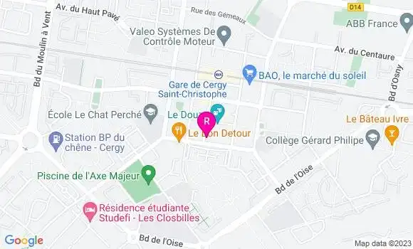 Localisation Restaurant  Au Poulet Doré