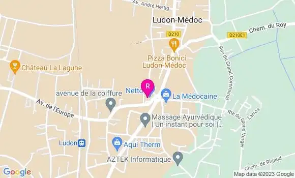 Localisation Pizzeria La K