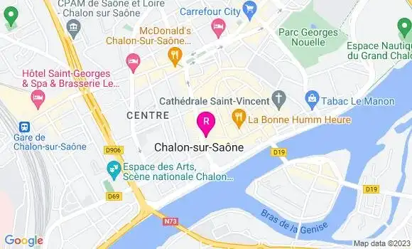 Localisation Crêperie Dentelle et Chocolat