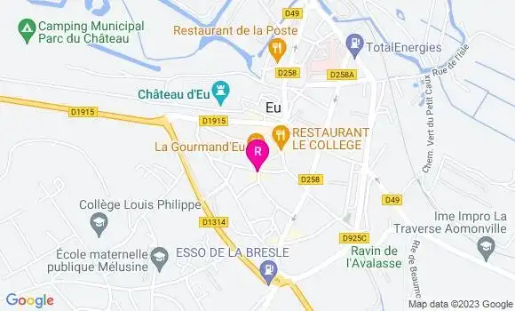 Localisation Restaurant  La Toscane de Leslie