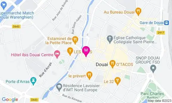 Localisation Restaurant  Noobi
