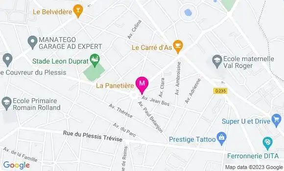 Localisation Restaurant  Pizza Eats